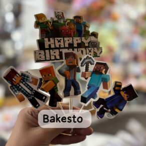 Cake Topper MineKraft