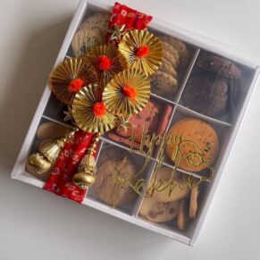 Box Hamper 9Brownie Slider White
