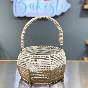 Basket Raffia Matka 13 inch