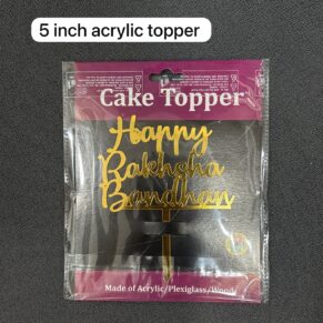 5 Inch Acrylic Topper