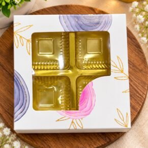 4 CHOCOLATE PRINTED BOX (10PC)